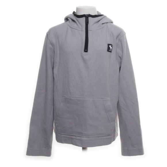 Abercrombie & Fitch Fleece Quarter Zip Hoodie - Picture 12 of 12